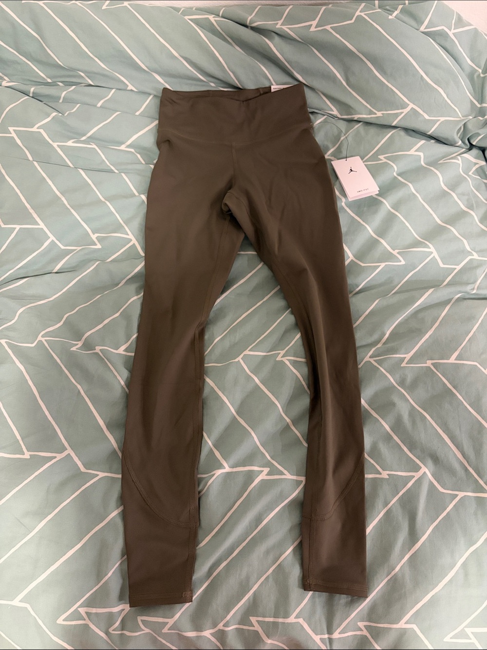 Nike Jordan High-Waist Olive Green tight fit leggings nwt size XS